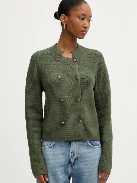 Morgan kardigan damski kolor zielony lekki MVRAC - zdjęcie produktu nr 1