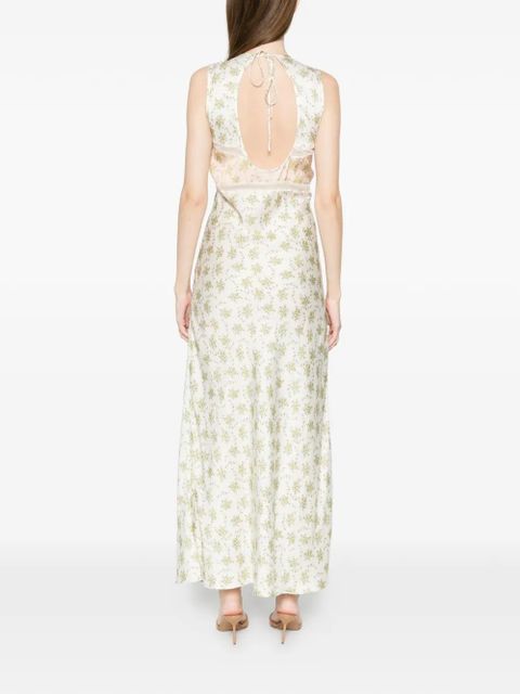 SANDRO Kate maxi dress - Neutrals