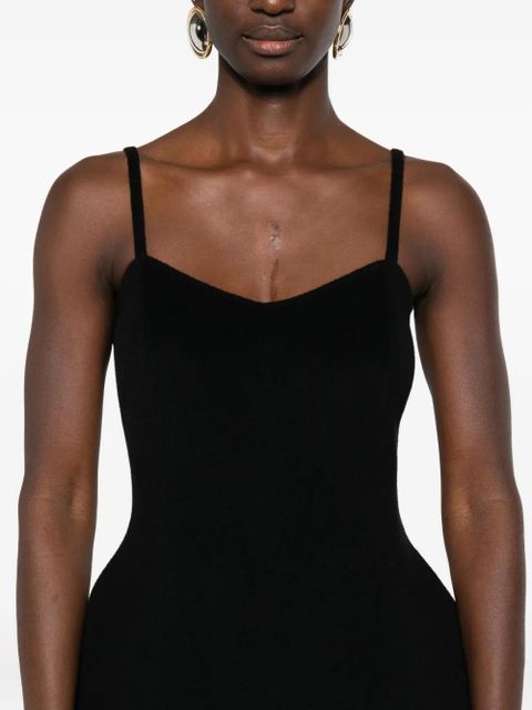 Róhe double-face bustier top - Black