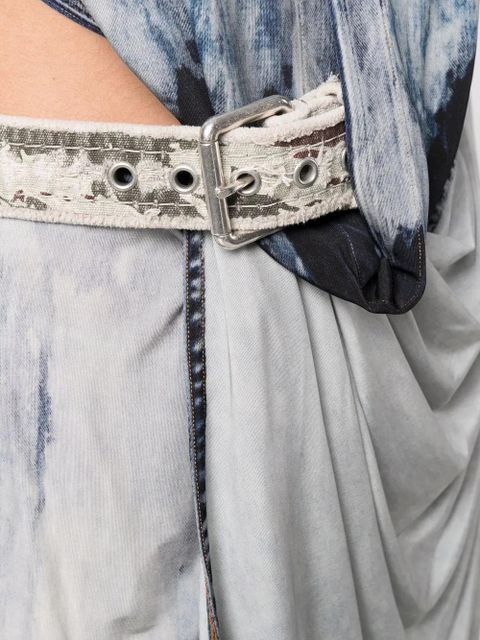 Diesel D-Hanne asymmetric denim dress - Blue