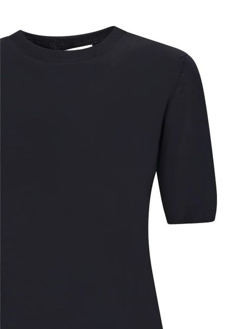 Max Mara short-sleeve round-neck top - Black
