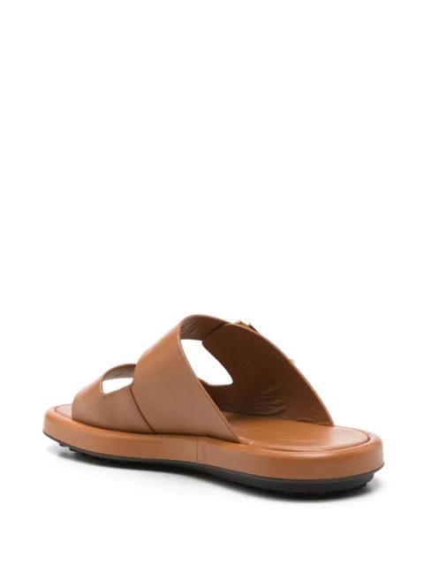 Tod's leather slides - Brown - zdjęcie produktu nr 2