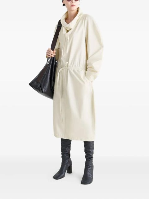 LEMAIRE Vareuse long-sleeve drawstring dress - Neutrals - zdjęcie produktu nr 2