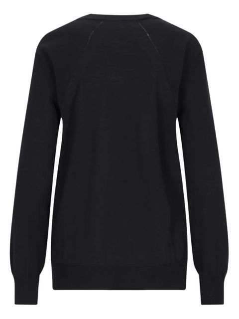 Jil Sander crew neck jumper - Blue - zdjęcie produktu nr 2