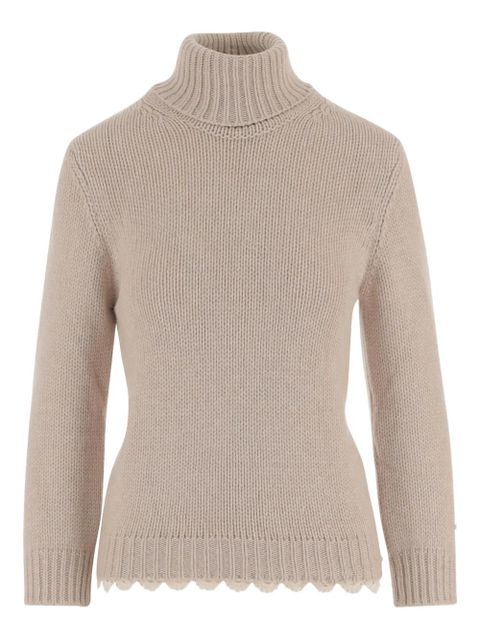 Magda Butrym halterneck sweater - Neutrals - zdjęcie produktu nr 1