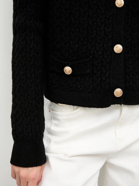 Answear.LAB kardigan damski kolor czarny