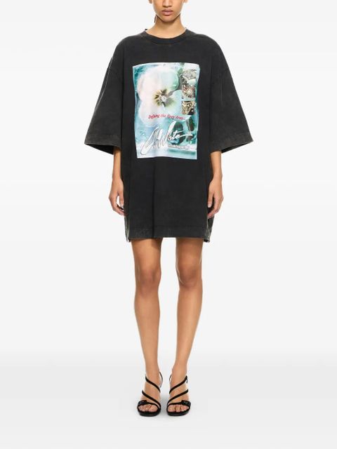 Off-White graphic oversized mini T-shirt dress - Black - zdjęcie produktu nr 2