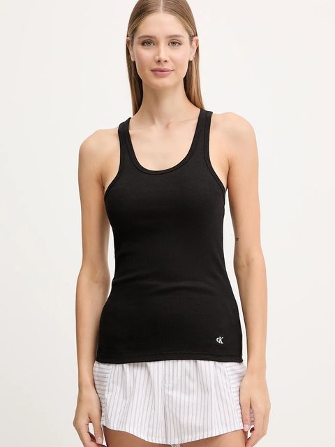 Calvin Klein Underwear top bawełniany 3-pack kolor szary LV00QS7493