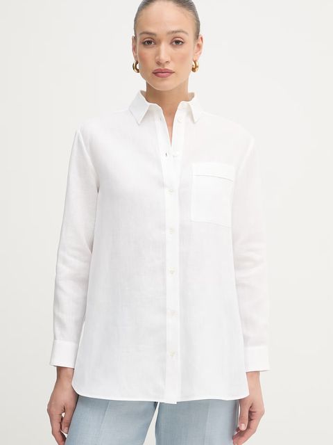 MM by Max Mara koszula damska lniana - zdjęcie produktu nr 1