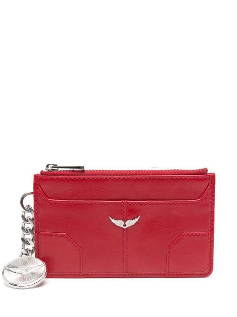 Zadig&Voltaire Sunny leather card holder - Red - zdjęcie produktu nr 1