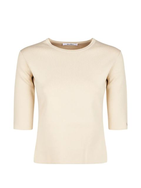 Max Mara Pure Stretch T-shirt - Neutrals - zdjęcie produktu nr 1