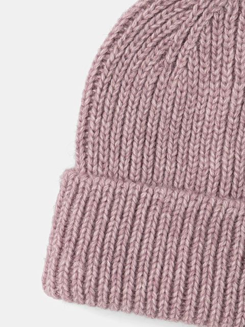 Answear.LAB czapka z wełną kolor fioletowy