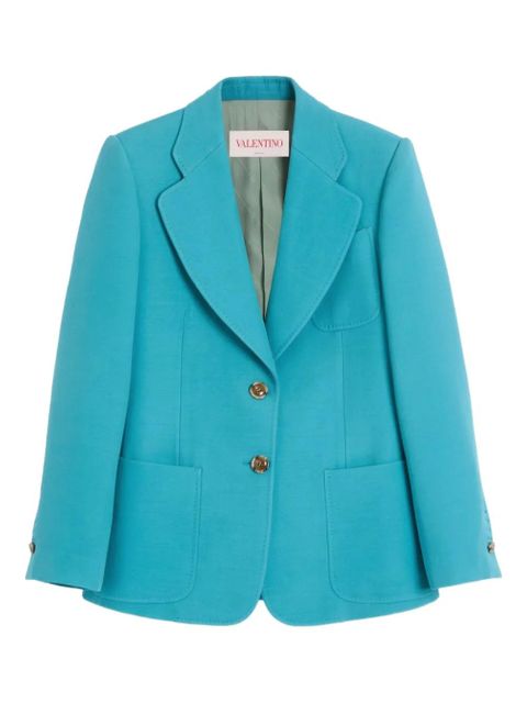 Valentino Garavani Crepe Couture blazer - Blue