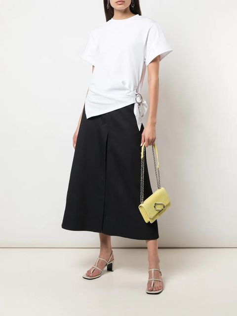 3.1 Phillip Lim front slit A-line skirt - Black - zdjęcie produktu nr 2