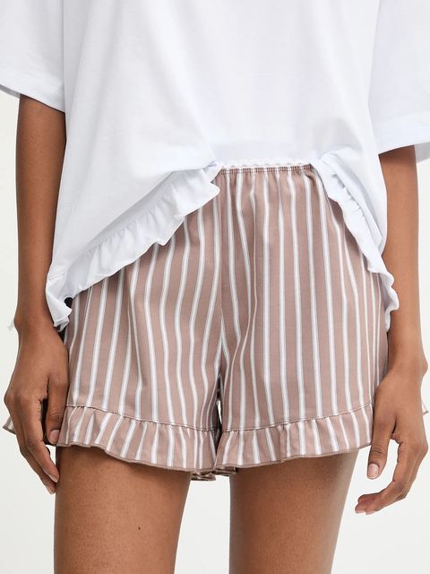 Answear.LAB piżama damska kolor brązowy