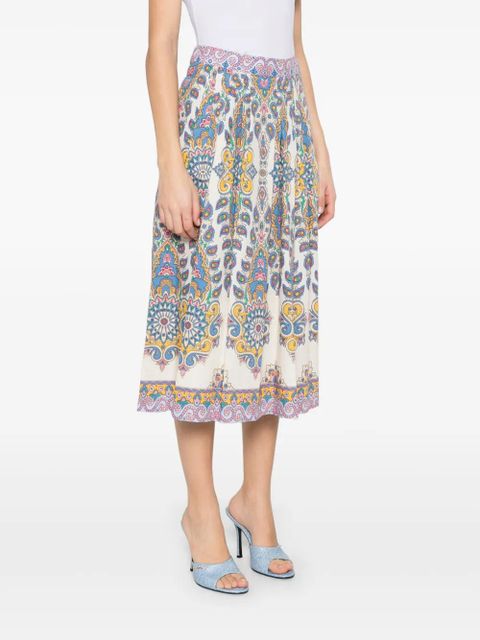 ETRO paisley midi skirt - Neutrals - zdjęcie produktu nr 2
