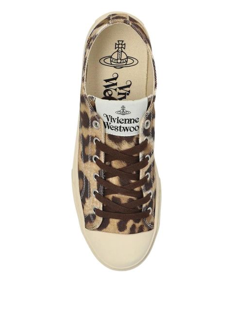 Vivienne Westwood animal-print lace-up sneakers - Brown - zdjęcie produktu nr 2