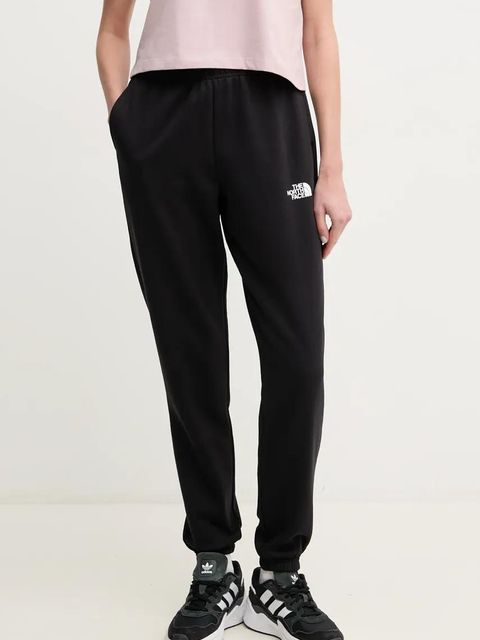 The North Face spodnie dresowe Simple Dome damskie kolor czarny gładkie NF0A8C1YJK31 - zdjęcie produktu nr 1