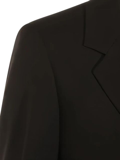 The Row notched-lapels buttoned blazer - Black