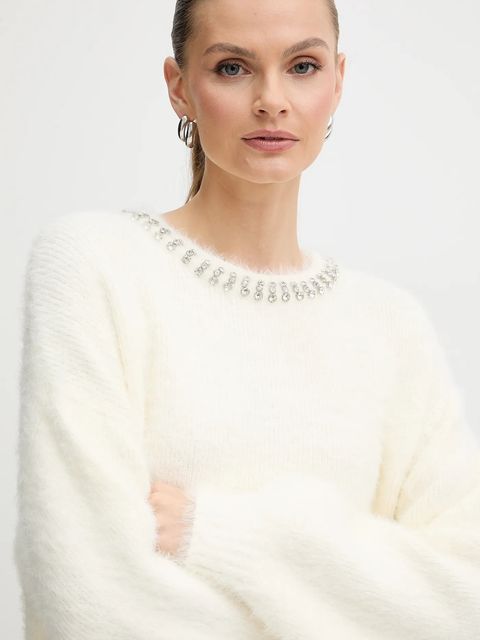 Guess sweter ARISA damski kolor beżowy W5BR58 Z3BH0