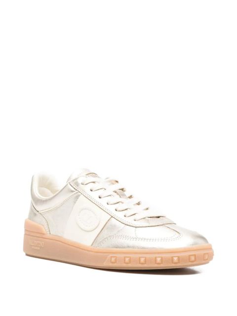 Valentino Garavani studded leather sneakers - Gold - zdjęcie produktu nr 2