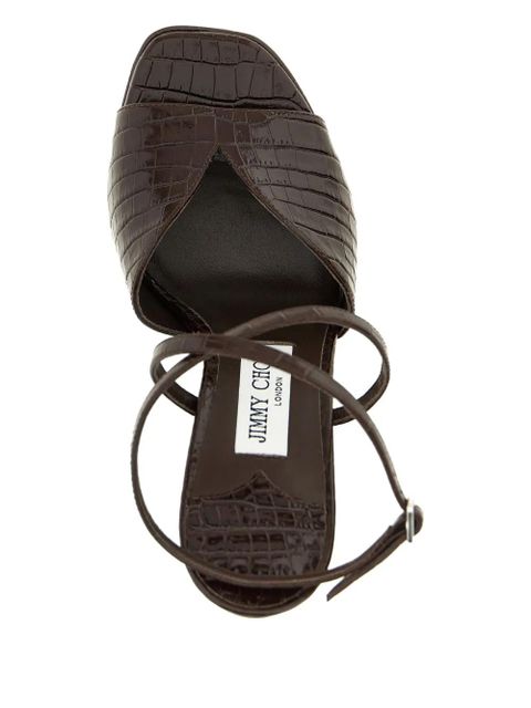 Jimmy Choo 125mm Karli platform sandals - Brown