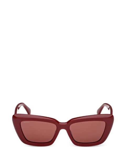 Max Mara Eyewear square-frame sunglasses - Red - zdjęcie produktu nr 1