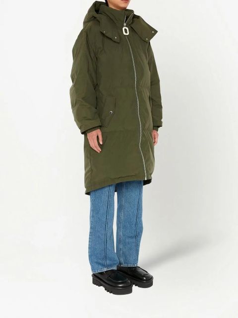 JW Anderson padded hooded coat - Green