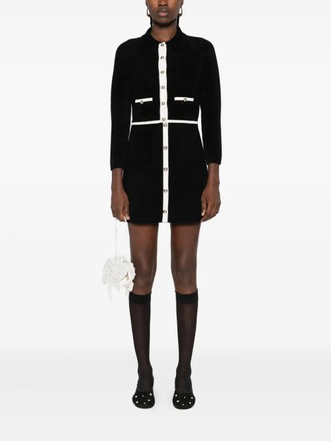 SANDRO button-detailed pocket cardigan - Black