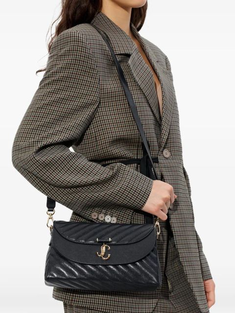 Jimmy Choo Avn Curve leather shoulder bag - Blue - zdjęcie produktu nr 2