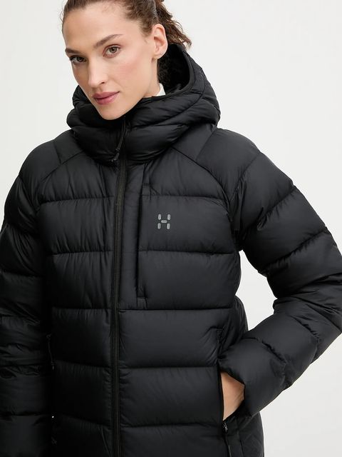 Haglöfs kurtka puchowa Rosson Down damska kolor czarny zimowa 607468