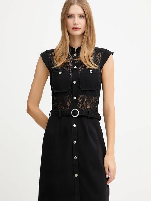 Morgan sukienka kolor czarny mini rozkloszowana RAGIKA - zdjęcie produktu nr 1