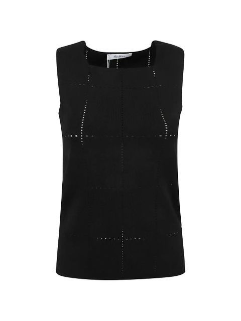 Max Mara square-neck tank top - Black - zdjęcie produktu nr 1