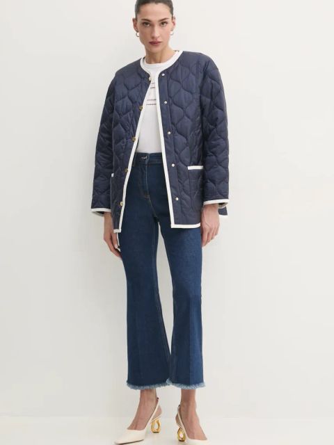 Elisabetta Franchi t-shirt bawełniany damski kolor biały MA01651E2