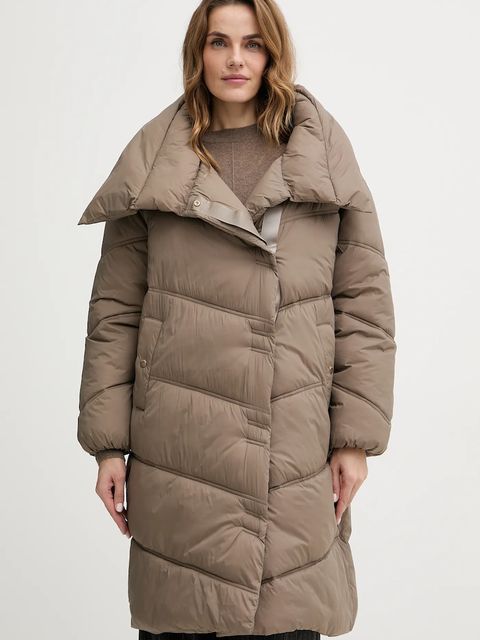 Guess kurtka SAMANTA kolor beżowy zimowa W5BL39 W2862 - zdjęcie produktu nr 1