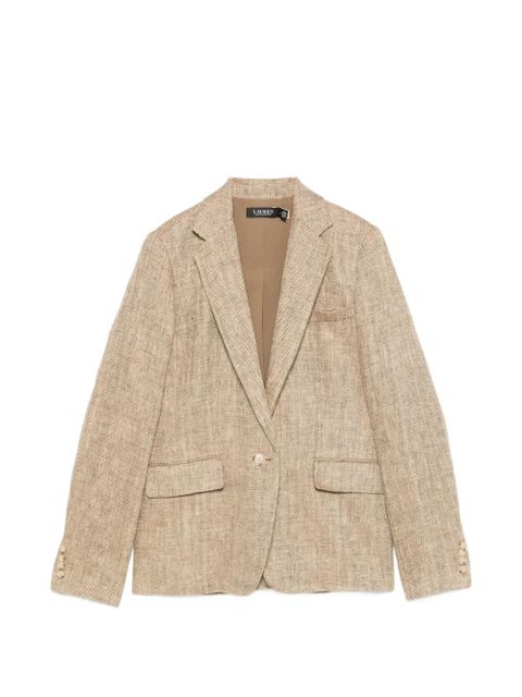 Lauren Ralph Lauren herringbone-pattern blazer - Neutrals - zdjęcie produktu nr 1