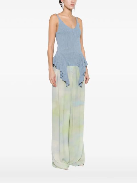 Blumarine V-neck top - Blue - zdjęcie produktu nr 2