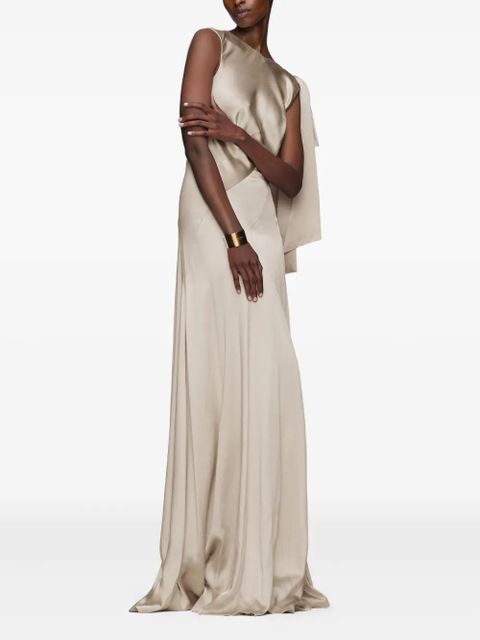 Maison Margiela bow-detail gown - Neutrals