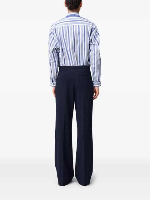 Claudie Pierlot flared sailor trousers - Blue