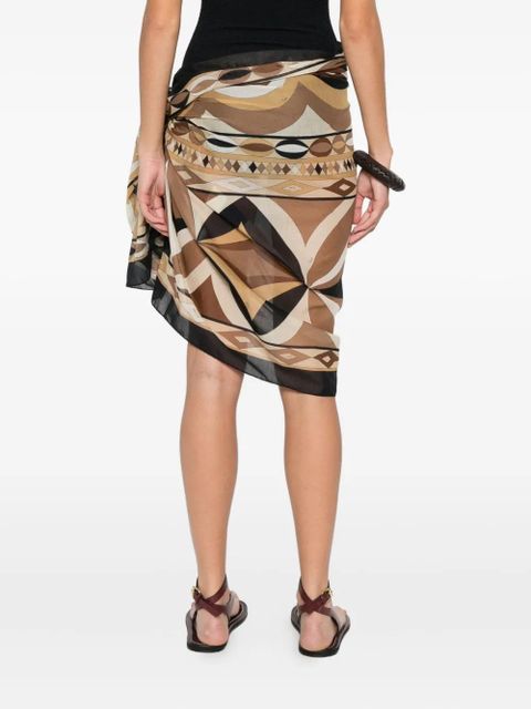 PUCCI geometric-pattern pareo - 027