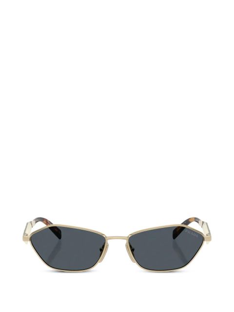 Prada Eyewear geometric-frame sunglasses - Gold - zdjęcie produktu nr 1