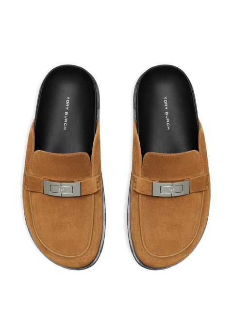 Tory Burch Leelee buckle mules - Neutrals