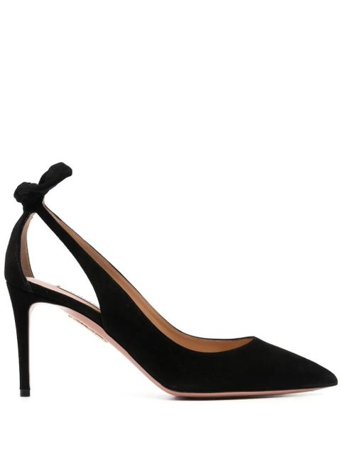 Aquazzura Bow Tie 85mm pumps - Black