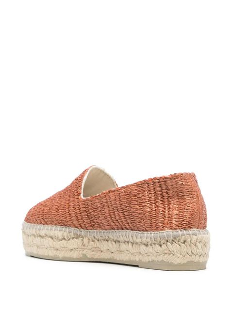 Manebi Yucatán raffia espadrilles - Orange