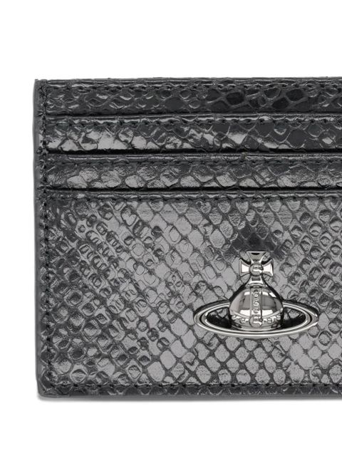 Vivienne Westwood orb snake-effect wallet - Black - zdjęcie produktu nr 2