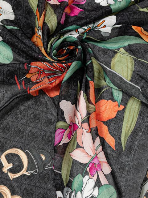 Guess chusta KEFIAH damska kolor czarny wzorzysta AW5346 POL03 - zdjęcie produktu nr 2