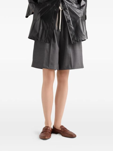 Prada light wool bermudas - Grey