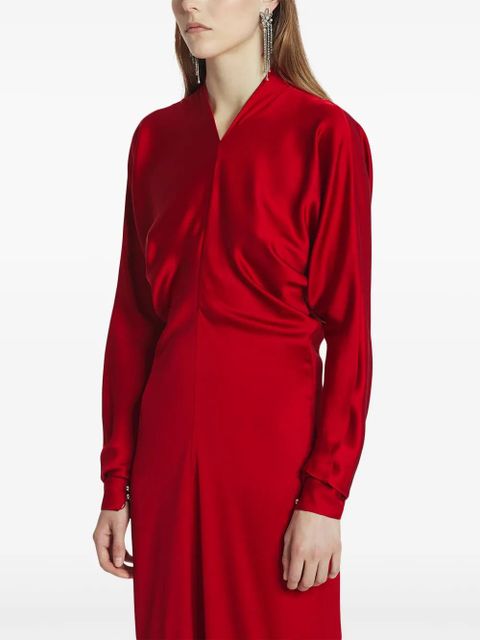 Lanvin gathered maxi dress