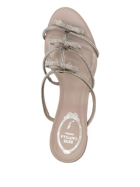 René Caovilla 75mm Caterina sandals - Neutrals