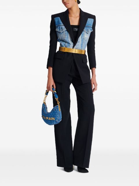 Balmain wool trousers - Black